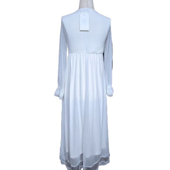 Romantic Design Studio Chiffon Lace Nightgown S - Picture 7 of 10